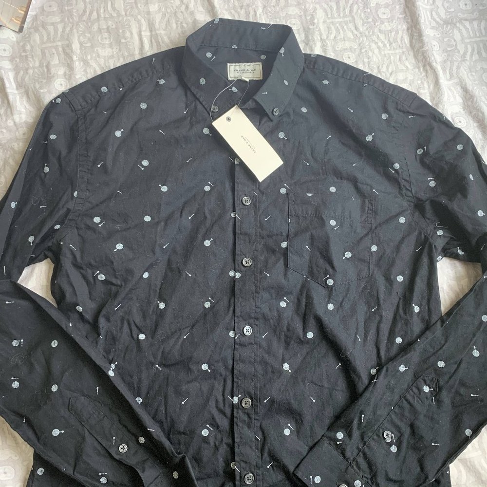 Frank & Oak button up shirt slim fit medium $79.50